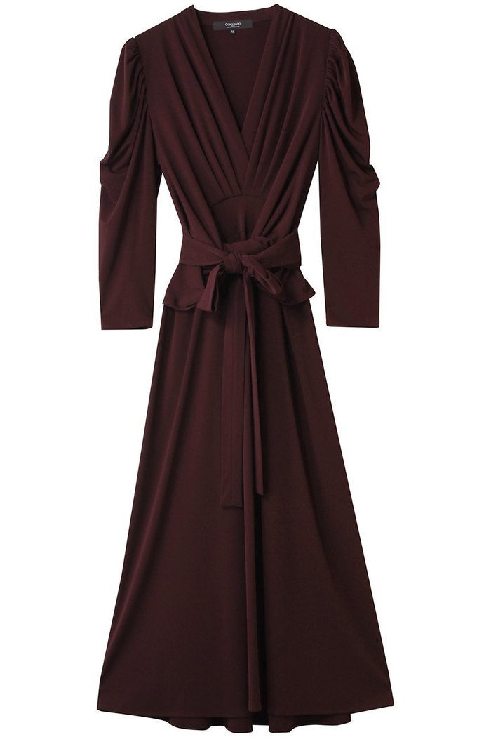 【コルコバード/CORCOVADO】のマイルドドライスムースカシュクールドレス インテリア・キッズ・メンズ・レディースファッション・服の通販 founy(ファニー) https://founy.com/ ファッション Fashion レディースファッション Fashion for Women ワンピース Dresses フォーマル・パーティードレス・結婚式用ドレス Elegant & Casual Dresses チュニック Tunic Tops & Dresses エレガント 上品 Elegant カシュクール Wrap Design スリーブ Sleeve, Long Sleeve / Short Sleeve チュニック Tunic, Long Top デコルテ Décolleté, Neckline ドレス Dress, One-Piece ドレープ Drape, Draping Fabric リボン Ribbon, Bow リュクス Luxury, Elegant, High-End, Chic |ID: prp329100004907758 ipo3291000000036756792