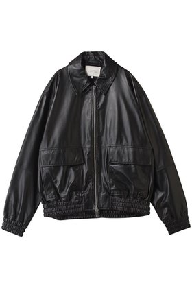 【スタジオ ニコルソン/STUDIO NICHOLSON】の【UNISEX】PISTON レザー ボンバージャケット 人気、トレンドファッション・服の通販 founy(ファニー) ファッション Fashion レディースファッション Fashion for Women アウター Coat / Outerwear Collection レディースジャケット・軽アウター Jackets ブルゾンジャケット・スポーティアウター Blouson Jackets ユニセックス Unisex, Genderless なめらか Smooth, Silky Texture ジャケット Jacket, Outerwear デニム Denim, Jeans Material ブルゾン Blouson, Bomber Jacket ポケット Pocket, Pocket Detail エレガント 上品 Elegant |ID:prp329100004907765
