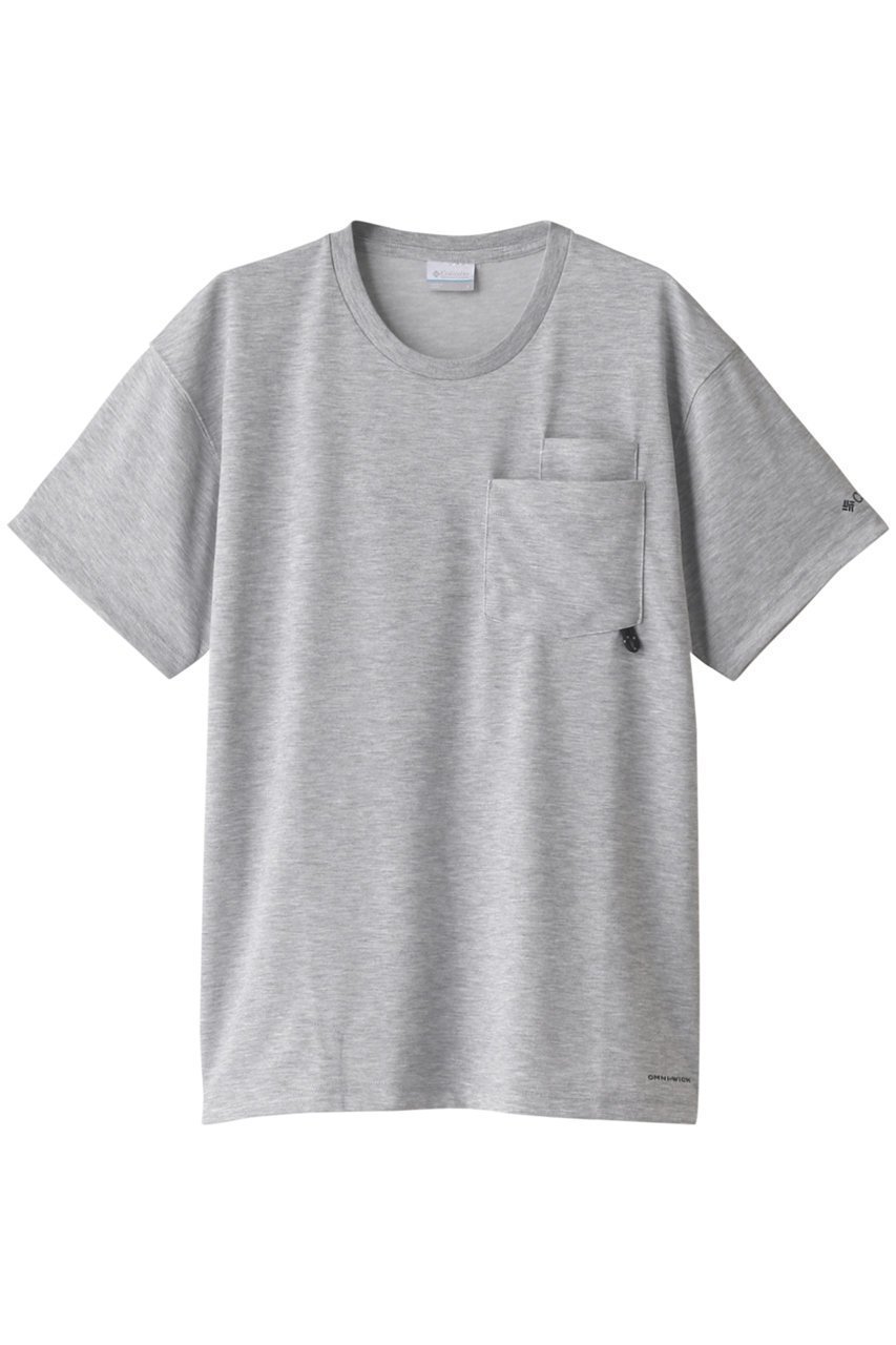 【コロンビア/Columbia / MEN】の【MEN】セカンドヒルショートスリーブTシャツ インテリア・キッズ・メンズ・レディースファッション・服の通販 founy(ファニー) 　ファッション　Fashion　メンズファッション　Fashion for Men　トップス・カットソー　Cut & Sew Tops　メンズシャツ　Shirts　サングラス　Sunglasses, Shades　ショート　Short, Short Length　シンプル　Simple, Minimal　スリーブ　Sleeve, Long Sleeve / Short Sleeve　ポケット　Pocket, Pocket Detail　今夏　This Summer　夏　Summer　グレー|ID: prp329100004907833 ipo3291000000036757569