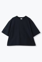 【レリル/lelill】のTHE BASIC WIDE T-SHIRT 人気、トレンドファッション・服の通販 founy(ファニー) ファッション Fashion レディースファッション Fashion for Women トップス・カットソー Cut & Sew Tops シャツ・ブラウス・オフィスカジュアル Elegant Blouses & Button-Ups ロングTシャツ・Tシャツ Longline T-Shirts & Tees カットソー・ベーシックTシャツ Cut-and-Sewn Tops / Stretch Tees & Basics インナー Innerwear ショート Short, Short Length スリーブ Sleeve, Long Sleeve / Short Sleeve フェミニン Feminine, Girly ベーシック Basic, Essential エレガント 上品 Elegant thumbnail ネイビー|ID: prp329100004907855 ipo3291000000036757830