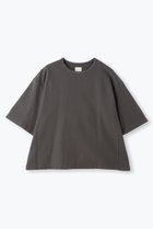 【レリル/lelill】のTHE BASIC WIDE T-SHIRT 人気、トレンドファッション・服の通販 founy(ファニー) ファッション Fashion レディースファッション Fashion for Women トップス・カットソー Cut & Sew Tops シャツ・ブラウス・オフィスカジュアル Elegant Blouses & Button-Ups ロングTシャツ・Tシャツ Longline T-Shirts & Tees カットソー・ベーシックTシャツ Cut-and-Sewn Tops / Stretch Tees & Basics インナー Innerwear ショート Short, Short Length スリーブ Sleeve, Long Sleeve / Short Sleeve フェミニン Feminine, Girly ベーシック Basic, Essential エレガント 上品 Elegant thumbnail グレー|ID: prp329100004907855 ipo3291000000036757831