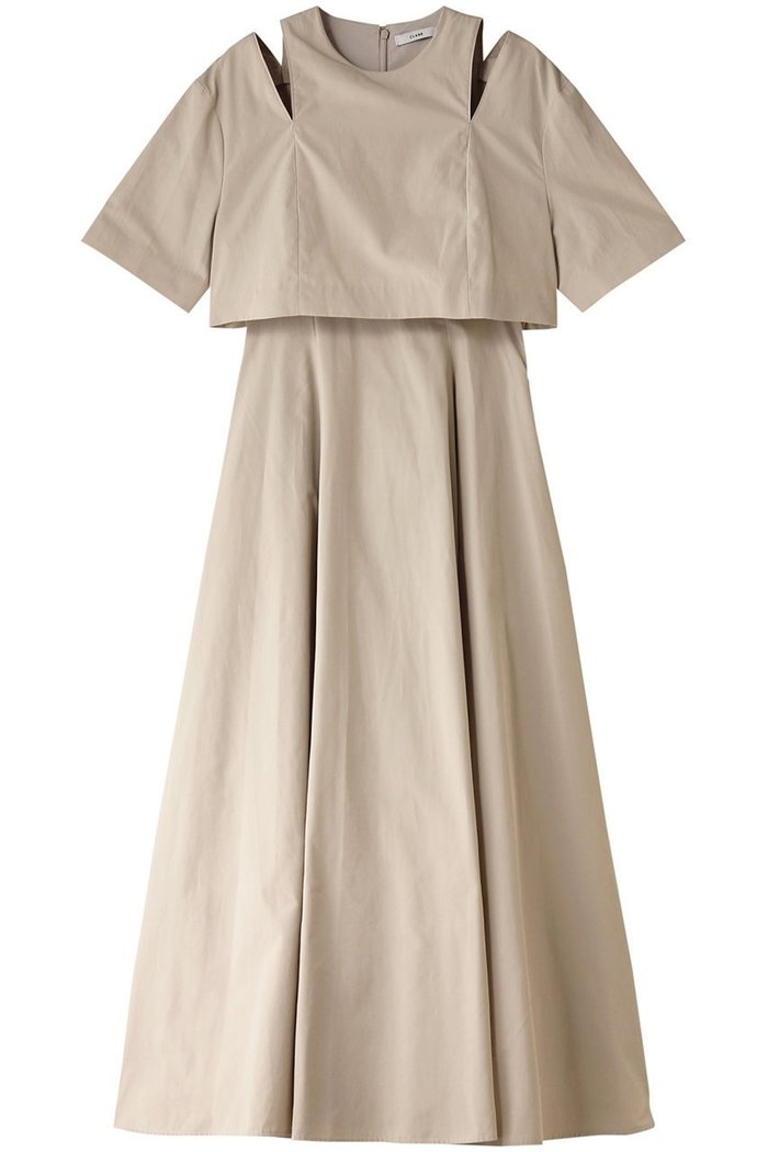 【クラネ/CLANE】のSLASH SHOULDER ONEPIECE/ワンピース インテリア・キッズ・メンズ・レディースファッション・服の通販 founy(ファニー) https://founy.com/ ファッション Fashion レディースファッション Fashion for Women ワンピース Dresses チュニック Tunic Tops & Dresses グログラン Grosgrain, Grosgrain Ribbon ショルダー Shoulder, Shoulder Strap チュニック Tunic, Long Top フィット Fit, Slim Fit フレア Flare, Flared ロング Long, Long-Length |ID: prp329100004907863 ipo3291000000036757905