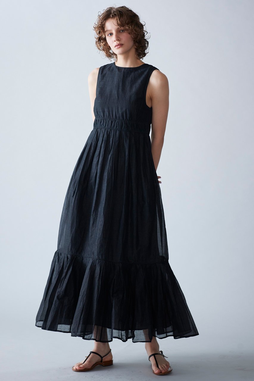 【マリリンムーン/MARILYN MOON】のシアースターチコットンドレス 人気、トレンドファッション・服の通販 founy(ファニー) 　ファッション　Fashion　レディースファッション　Fashion for Women　ワンピース　Dresses　フォーマル・パーティードレス・結婚式用ドレス　Elegant & Casual Dresses　チュニック　Tunic Tops & Dresses　インド　Indian Textile　ギャザー　Gathered, Ruffled　コンパクト　Compact, Small Size　チュニック　Tunic, Long Top　ティアード　Tiered, Tiered Style　ドレス　Dress, One-Piece　パイピング　Piping, Trim Design　モダン　Modern, Contemporary　ロング　Long, Long-Length　今季　This Season, Current Season　夏　Summer　羽織　Haori, Light Jacket　other-8|ID: prp329100004907867 ipo3291000000036757983