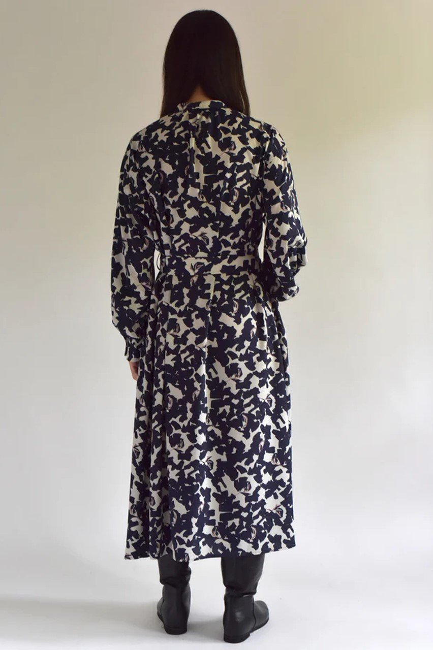 【レリル/lelill】のボタニカルデシンシャツOP 人気、トレンドファッション・服の通販 founy(ファニー) 　ファッション　Fashion　レディースファッション　Fashion for Women　ワンピース　Dresses　チュニック　Tunic Tops & Dresses　ギャザー　Gathered, Ruffled　チュニック　Tunic, Long Top　ドレープ　Drape, Draping Fabric　フィット　Fit, Slim Fit　フレア　Flare, Flared　リラックス　Relax, Relaxed Fit　other-7|ID: prp329100004907869 ipo3291000000036758036