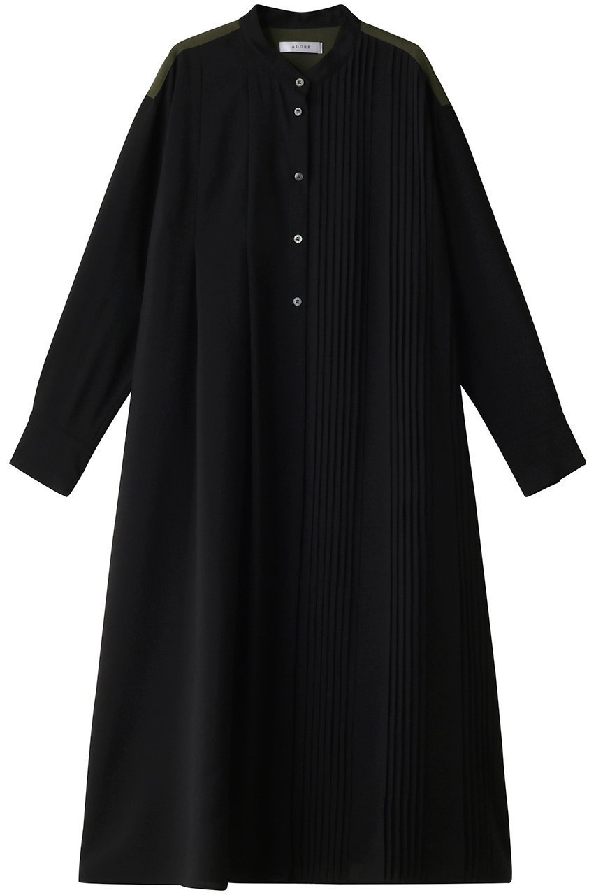 【アドーア/ADORE】のドライハイツイストワンピース インテリア・キッズ・メンズ・レディースファッション・服の通販 founy(ファニー) 　ファッション　Fashion　レディースファッション　Fashion for Women　ワンピース　Dresses　チュニック　Tunic Tops & Dresses　アシンメトリー　Asymmetrical Style　チュニック　Tunic, Long Top　ドレープ　Drape, Draping Fabric　フロント　Front, Front Design　ロング　Long, Long-Length　ブラック|ID: prp329100004907870 ipo3291000000036758045