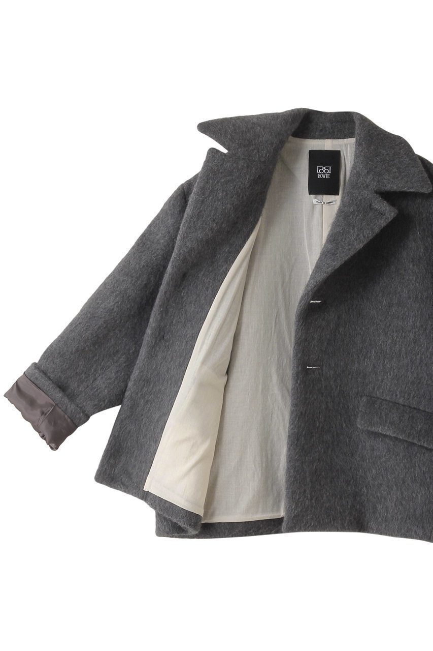 【バウト/BOWTE】のダブルシャギー キッド モヘア ショートコート 人気、トレンドファッション・服の通販 founy(ファニー) 　ファッション　Fashion　レディースファッション　Fashion for Women　アウター　Coat / Outerwear Collection　コート・ロングコート・ピーコート　Long Coats, Peacoats & More　ショート　Short, Short Length　シンプル　Simple, Minimal　定番　Standard, Basic Item　A/W・秋冬　Autumn/Winter　other-6|ID: prp329100004907876 ipo3291000000036758284