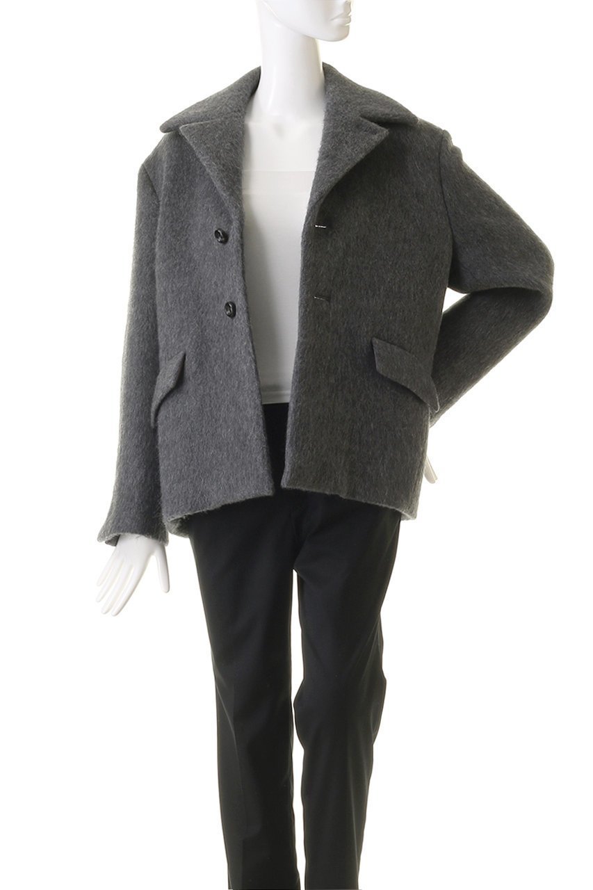 【バウト/BOWTE】のダブルシャギー キッド モヘア ショートコート 人気、トレンドファッション・服の通販 founy(ファニー) 　ファッション　Fashion　レディースファッション　Fashion for Women　アウター　Coat / Outerwear Collection　コート・ロングコート・ピーコート　Long Coats, Peacoats & More　ショート　Short, Short Length　シンプル　Simple, Minimal　定番　Standard, Basic Item　A/W・秋冬　Autumn/Winter　other-8|ID: prp329100004907876 ipo3291000000036758286