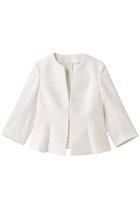 【アナイ/ANAYI】のバスケットツィードペプラムジャケット 人気、トレンドファッション・服の通販 founy(ファニー) ファッション Fashion レディースファッション Fashion for Women アウター Coat / Outerwear Collection レディースジャケット・軽アウター Jackets オケージョン Occasion Wear ジャケット Jacket, Outerwear バスケット Basket, Basket Bag フレア Flare, Flared リネン Linen, Linen Fabric エレガント 上品 Elegant 夏 Summer 定番 Standard, Basic Item thumbnail ホワイト|ID: prp329100004907884 ipo3291000000036758390