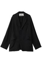 【プランク プロジェクト/PRANK PROJECT】のキュプラジャケット / Cupra Jacket 人気、トレンドファッション・服の通販 founy(ファニー) ファッション Fashion レディースファッション Fashion for Women アウター Coat / Outerwear Collection レディースジャケット・軽アウター Jackets とろみ Fluid, Flowy Fabric カフス Cuff Design キュプラ Cupro, Eco Fabric ジャケット Jacket, Outerwear セットアップ Set-Up, Coordinated Outfit フォーマル Formal, Dressy リラックス Relax, Relaxed Fit ヴィンテージ Vintage Style 夏 Summer 春 Spring S/S・春夏 SS, Spring/Summer, Warm Season thumbnail BLK(ブラック)|ID: prp329100004907908 ipo3291000000036758619