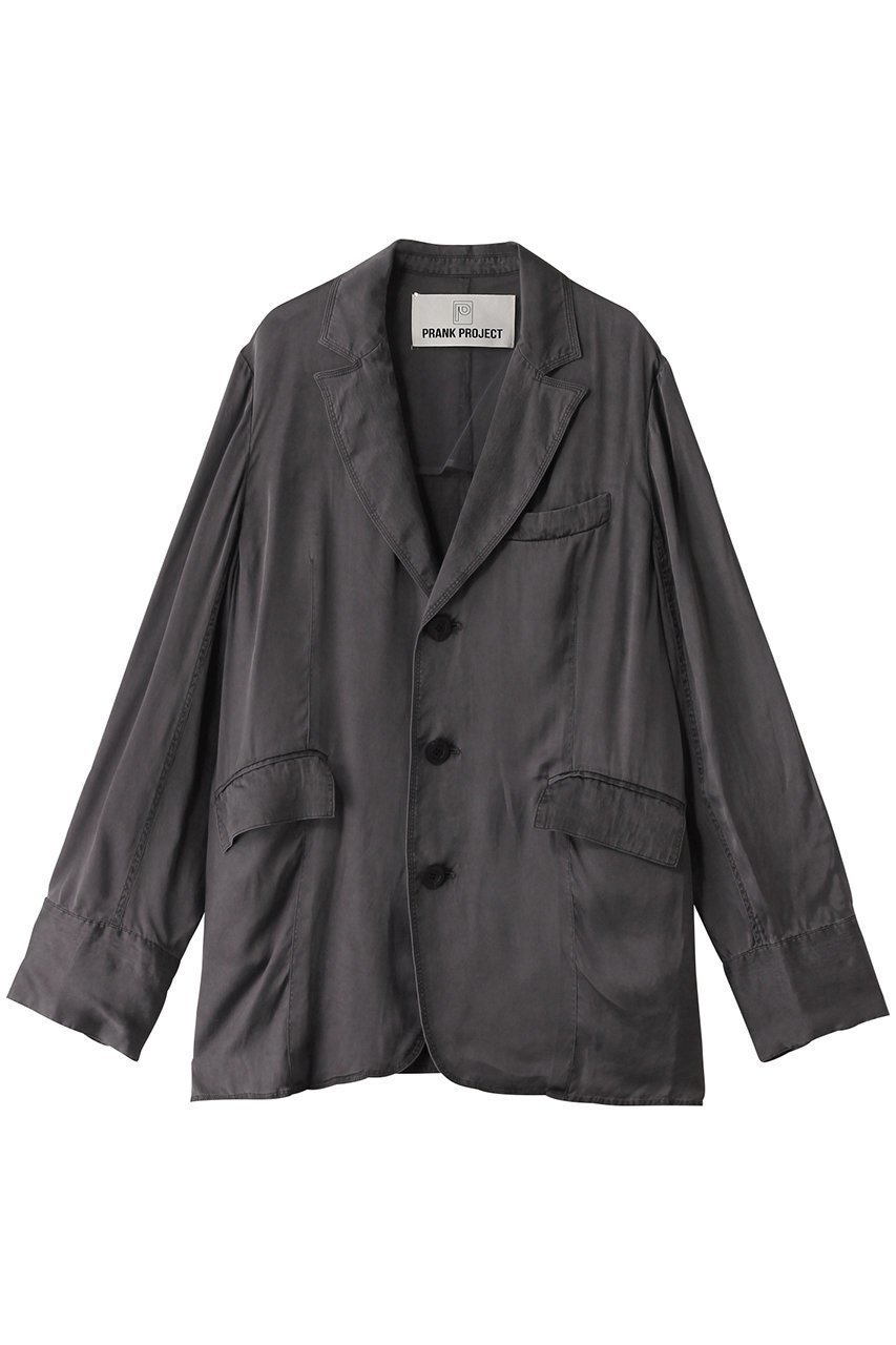 【プランク プロジェクト/PRANK PROJECT】のキュプラジャケット / Cupra Jacket インテリア・キッズ・メンズ・レディースファッション・服の通販 founy(ファニー) 　ファッション　Fashion　レディースファッション　Fashion for Women　アウター　Coat / Outerwear Collection　レディースジャケット・軽アウター　Jackets　とろみ　Fluid, Flowy Fabric　カフス　Cuff Design　キュプラ　Cupro, Eco Fabric　ジャケット　Jacket, Outerwear　セットアップ　Set-Up, Coordinated Outfit　フォーマル　Formal, Dressy　リラックス　Relax, Relaxed Fit　ヴィンテージ　Vintage Style　夏　Summer　春　Spring　S/S・春夏　SS, Spring/Summer, Warm Season　GRY(グレー)|ID: prp329100004907908 ipo3291000000036758620