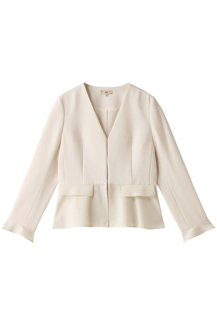 【エムダブリュー/MW】のトリアセテート(H) VIRGIN WOOLVネックジャケット インテリア・キッズ・メンズ・レディースファッション・服の通販 founy(ファニー) https://founy.com/ ファッション Fashion レディースファッション Fashion for Women アウター Coat / Outerwear Collection レディースジャケット・軽アウター Jackets おすすめ Recommended / Our Picks ジャケット Jacket, Outerwear ジョーゼット Georgette, Semi-Sheer Fabric スペシャル Special, Limited Edition セットアップ Set-Up, Coordinated Outfit ビジネス 仕事 通勤 Business / Work / Commuting |ID: prp329100004907918 ipo3291000000036758751