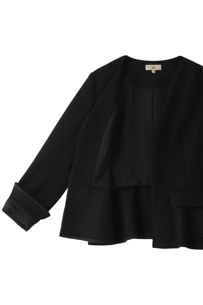 【エムダブリュー/MW】のトリアセテート(H) VIRGIN WOOLVネックジャケット 人気、トレンドファッション・服の通販 founy(ファニー) 　ファッション　Fashion　レディースファッション　Fashion for Women　アウター　Coat / Outerwear Collection　レディースジャケット・軽アウター　Jackets　おすすめ　Recommended / Our Picks　ジャケット　Jacket, Outerwear　ジョーゼット　Georgette, Semi-Sheer Fabric　スペシャル　Special, Limited Edition　セットアップ　Set-Up, Coordinated Outfit　ビジネス 仕事 通勤　Business / Work / Commuting　other-6|ID: prp329100004907918 ipo3291000000036812055