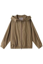 【オブリオ/AUBRIOT】のピグメントコットン フーデットブルゾン モカブラウン|ID: prp329100004907925 ipo3291000000036758845