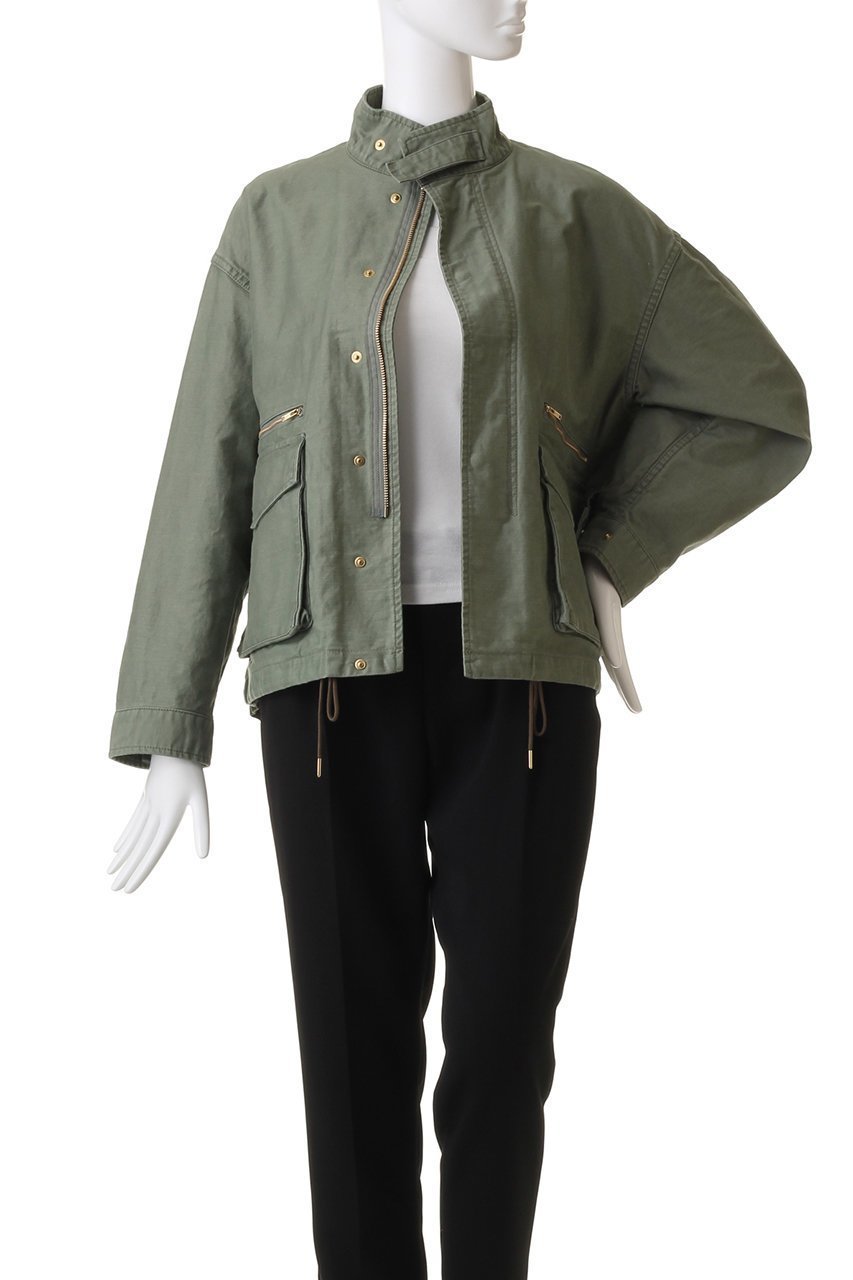 【エリオポール/heliopole】のミリタリーショートブルゾン 人気、トレンドファッション・服の通販 founy(ファニー) 　ファッション　Fashion　レディースファッション　Fashion for Women　アウター　Coat / Outerwear Collection　レディースジャケット・軽アウター　Jackets　ブルゾンジャケット・スポーティアウター　Blouson Jackets　ジャケット　Jacket, Outerwear　ブルゾン　Blouson, Bomber Jacket　ヴィンテージ　Vintage Style　other-7|ID: prp329100004907932 ipo3291000000036759009