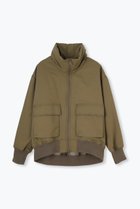 【レリル/lelill】のハイネックフライトJK 人気、トレンドファッション・服の通販 founy(ファニー) ファッション Fashion レディースファッション Fashion for Women アウター Coat / Outerwear Collection レディースジャケット・軽アウター Jackets ジャケット Jacket, Outerwear トラベル Travel, Travel Gear ハイネック High Neck, Mock Neck フロント Front, Front Design ポケット Pocket, Pocket Detail 軽量 Lightweight, Ultra Light 防寒 Cold Protection, Winter-Ready thumbnail カーキ|ID: prp329100004907941 ipo3291000000036759143