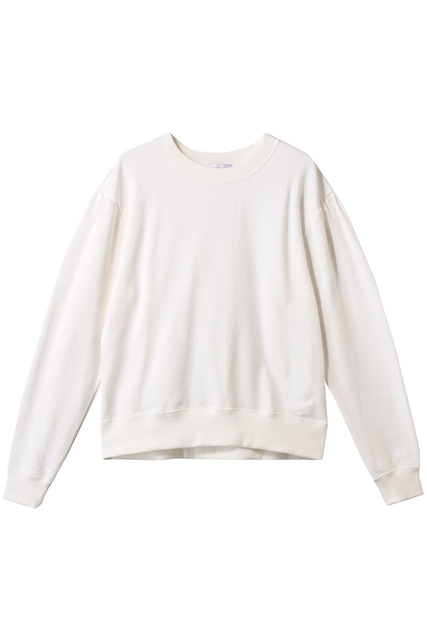 【マイ ウィークネス/MY WEAKNESS】のOlja Sweat Shirt インテリア・キッズ・メンズ・レディースファッション・服の通販 founy(ファニー) 　ファッション　Fashion　レディースファッション　Fashion for Women　トップス・カットソー　Cut & Sew Tops　ニット　Knit Tops & Sweaters　シャツ・ブラウス・オフィスカジュアル　Elegant Blouses & Button-Ups　レディースパーカー・カジュアルフーディー　Casual Hoodies & Sweatshirts　ロングTシャツ・Tシャツ　Longline T-Shirts & Tees　カジュアルプルオーバー・ニットトップス　Pullovers & Knit Tops / Casual Pullovers　スウェット・クルーネックトップス　Sweatshirts & Crewnecks / Relaxed Fit Sweat Tops　ギャザー　Gathered, Ruffled　ショルダー　Shoulder, Shoulder Strap　スウェット / スエット　Sweatshirt, Sweatwear　ドロップ　Drop Shoulder, Dropped Style　フェミニン　Feminine, Girly　WHITE|ID: prp329100004907951 ipo3291000000036759473