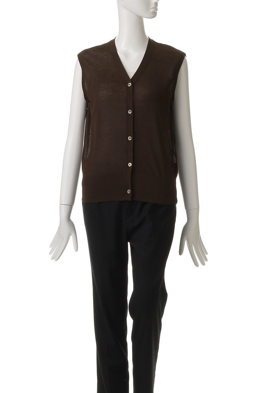 【アンクレイヴ/uncrave】のシアーニット /ノースリーブベスト 人気、トレンドファッション・服の通販 founy(ファニー) 　ファッション　Fashion　レディースファッション　Fashion for Women　トップス・カットソー　Cut & Sew Tops　ニット　Knit Tops & Sweaters　キャミソール&ノースリーブ　Camisoles & Sleeveless Tops　ベスト&ジレ / 重ね着スタイル　Vests & Gilets　カジュアルプルオーバー・ニットトップス　Pullovers & Knit Tops / Casual Pullovers　シアー　Sheer, See-Through　ノースリーブ　Sleeveless, No-Sleeve　ベスト　Vest, Waistcoat　ベーシック　Basic, Essential　other-2|ID: prp329100004907952 ipo3291000000036759492