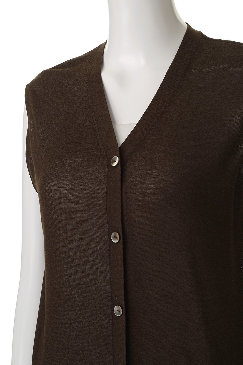 【アンクレイヴ/uncrave】のシアーニット /ノースリーブベスト 人気、トレンドファッション・服の通販 founy(ファニー) 　ファッション　Fashion　レディースファッション　Fashion for Women　トップス・カットソー　Cut & Sew Tops　ニット　Knit Tops & Sweaters　キャミソール&ノースリーブ　Camisoles & Sleeveless Tops　ベスト&ジレ / 重ね着スタイル　Vests & Gilets　カジュアルプルオーバー・ニットトップス　Pullovers & Knit Tops / Casual Pullovers　シアー　Sheer, See-Through　ノースリーブ　Sleeveless, No-Sleeve　ベスト　Vest, Waistcoat　ベーシック　Basic, Essential　other-5|ID: prp329100004907952 ipo3291000000036759495