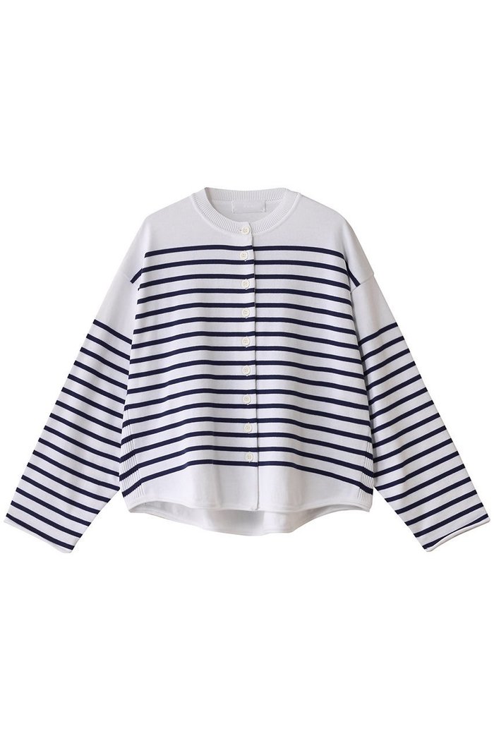 【エリオポール/heliopole】の【uca】COOL TOUCH BOR カーディガン インテリア・キッズ・メンズ・レディースファッション・服の通販 founy(ファニー) https://founy.com/ ファッション Fashion レディースファッション Fashion for Women トップス・カットソー Cut & Sew Tops ニット Knit Tops & Sweaters カーディガン・羽織り Layered Style Cardigans おすすめ Recommended / Our Picks カーディガン Cardigan, Knitwear セットアップ Set-Up, Coordinated Outfit ボーダー Border, Stripe 春 Spring |ID: prp329100004907956 ipo3291000000036759563