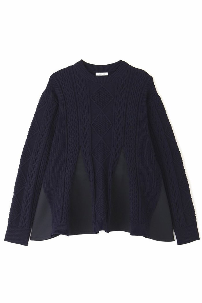 【アドーア/ADORE】のエアーストレッチケーブルニット インテリア・キッズ・メンズ・レディースファッション・服の通販 founy(ファニー) https://founy.com/ ファッション Fashion レディースファッション Fashion for Women トップス・カットソー Cut & Sew Tops ニット Knit Tops & Sweaters カジュアルプルオーバー・ニットトップス Pullovers & Knit Tops / Casual Pullovers タイトスカート Pencil Skirt, Tight Skirt ドッキング Docking, Mixed Material フレア Flare, Flared |ID: prp329100004907960 ipo3291000000036759634