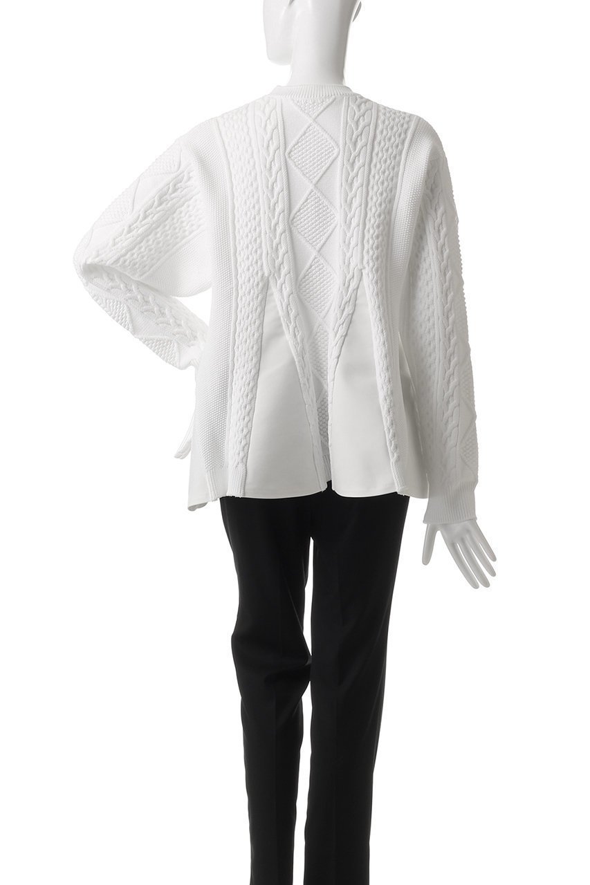 【アドーア/ADORE】のエアーストレッチケーブルニット 人気、トレンドファッション・服の通販 founy(ファニー) 　ファッション　Fashion　レディースファッション　Fashion for Women　トップス・カットソー　Cut & Sew Tops　ニット　Knit Tops & Sweaters　カジュアルプルオーバー・ニットトップス　Pullovers & Knit Tops / Casual Pullovers　タイトスカート　Pencil Skirt, Tight Skirt　ドッキング　Docking, Mixed Material　フレア　Flare, Flared　other-4|ID: prp329100004907960 ipo3291000000036759639