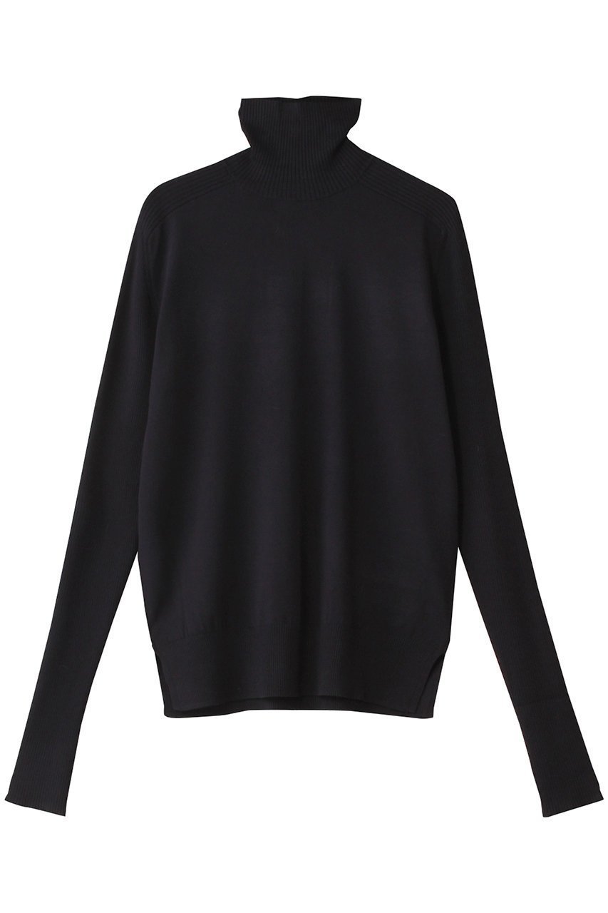 【ベイジ,/BEIGE,】のWILLOW(ウィロウ)/サムホールハイネックニット インテリア・キッズ・メンズ・レディースファッション・服の通販 founy(ファニー) 　ファッション　Fashion　レディースファッション　Fashion for Women　トップス・カットソー　Cut & Sew Tops　ニット　Knit Tops & Sweaters　カジュアルプルオーバー・ニットトップス　Pullovers & Knit Tops / Casual Pullovers　インナー　Innerwear　シンプル　Simple, Minimal　スリット　Slit, Slit Detail　ハイネック　High Neck, Mock Neck　バランス　Balance, Style Balance　Navy|ID: prp329100004907961 ipo3291000000036759645