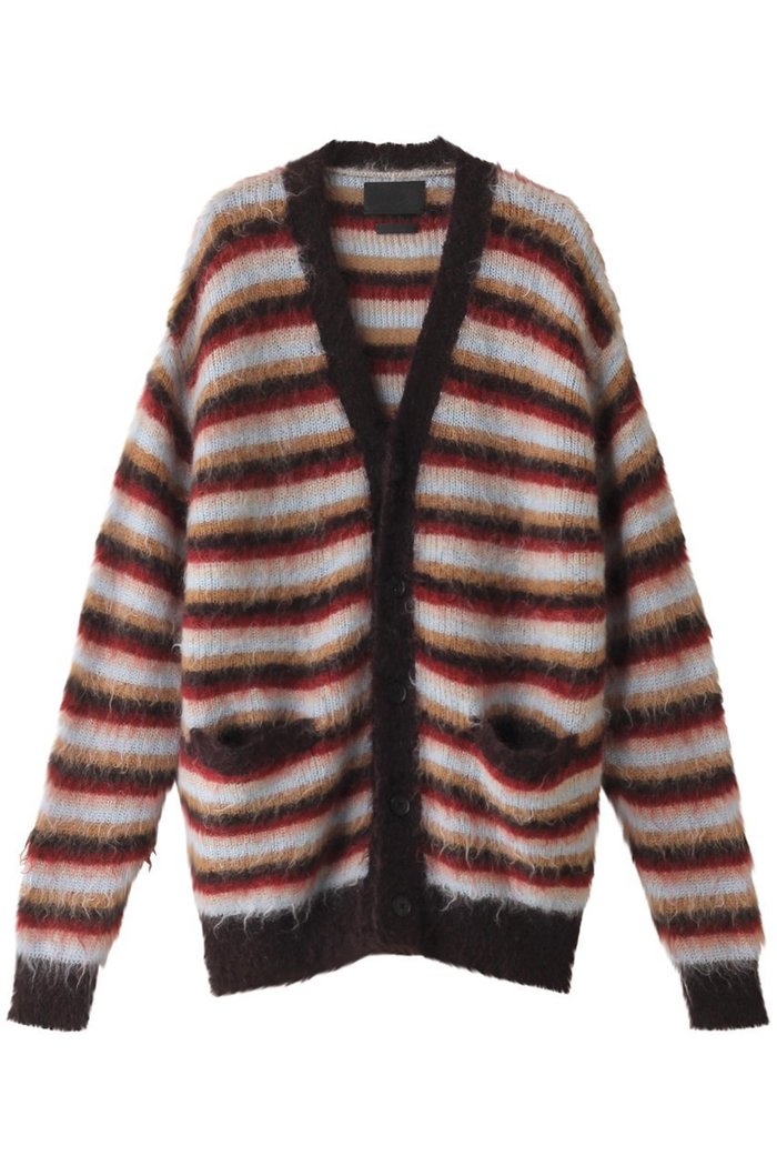 【ヨーク/YOKE】の【UNISEX】モヘアボーダーカーディガン インテリア・キッズ・メンズ・レディースファッション・服の通販 founy(ファニー) https://founy.com/ ファッション Fashion レディースファッション Fashion for Women トップス・カットソー Cut & Sew Tops ニット Knit Tops & Sweaters カーディガン・羽織り Layered Style Cardigans ユニセックス Unisex, Genderless なめらか Smooth, Silky Texture カーディガン Cardigan, Knitwear ボーダー Border, Stripe 定番 Standard, Basic Item A/W・秋冬 Autumn/Winter |ID: prp329100004907963 ipo3291000000036759657