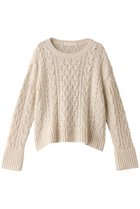【プリスティン/PRISTINE】のウール混ケーブルプルオーバー 人気、トレンドファッション・服の通販 founy(ファニー) ファッション Fashion レディースファッション Fashion for Women トップス・カットソー Cut & Sew Tops ニット Knit Tops & Sweaters カジュアルプルオーバー・ニットトップス Pullovers & Knit Tops / Casual Pullovers フェミニン Feminine, Girly フレア Flare, Flared thumbnail ナチュラル|ID: prp329100004907966 ipo3291000000036759687