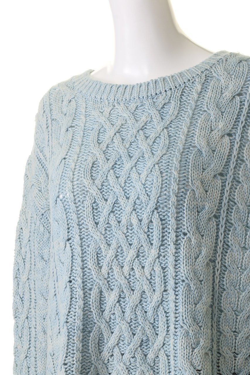 【プリスティン/PRISTINE】のウール混ケーブルプルオーバー 人気、トレンドファッション・服の通販 founy(ファニー) 　ファッション　Fashion　レディースファッション　Fashion for Women　トップス・カットソー　Cut & Sew Tops　ニット　Knit Tops & Sweaters　カジュアルプルオーバー・ニットトップス　Pullovers & Knit Tops / Casual Pullovers　フェミニン　Feminine, Girly　フレア　Flare, Flared　other-5|ID: prp329100004907966 ipo3291000000036759692