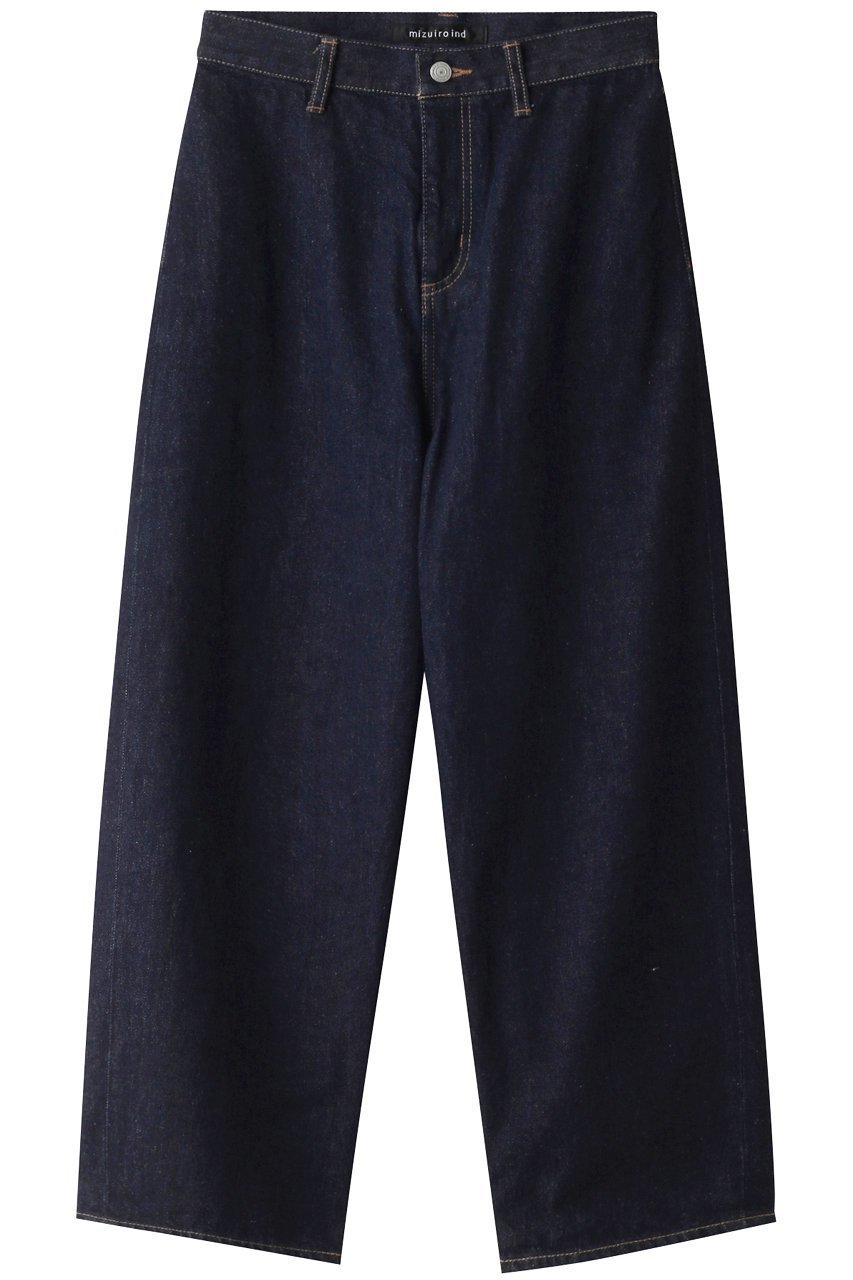【ミズイロ インド/mizuiro ind】のhigh waist wide denim デニム インテリア・キッズ・メンズ・レディースファッション・服の通販 founy(ファニー) 　ファッション　Fashion　レディースファッション　Fashion for Women　パンツ　Pants & Trousers　デニムパンツ・ジーンズ・美脚デニム　Denim Jeans & Pants　ショート　Short, Short Length　デニム　Denim, Jeans Material　トレンド　Trend, Trending Now　ルーズ　Loose, Oversized　ワイド　Wide, Wide Fit　ワンウォッシュ|ID: prp329100004908005 ipo3291000000036760614