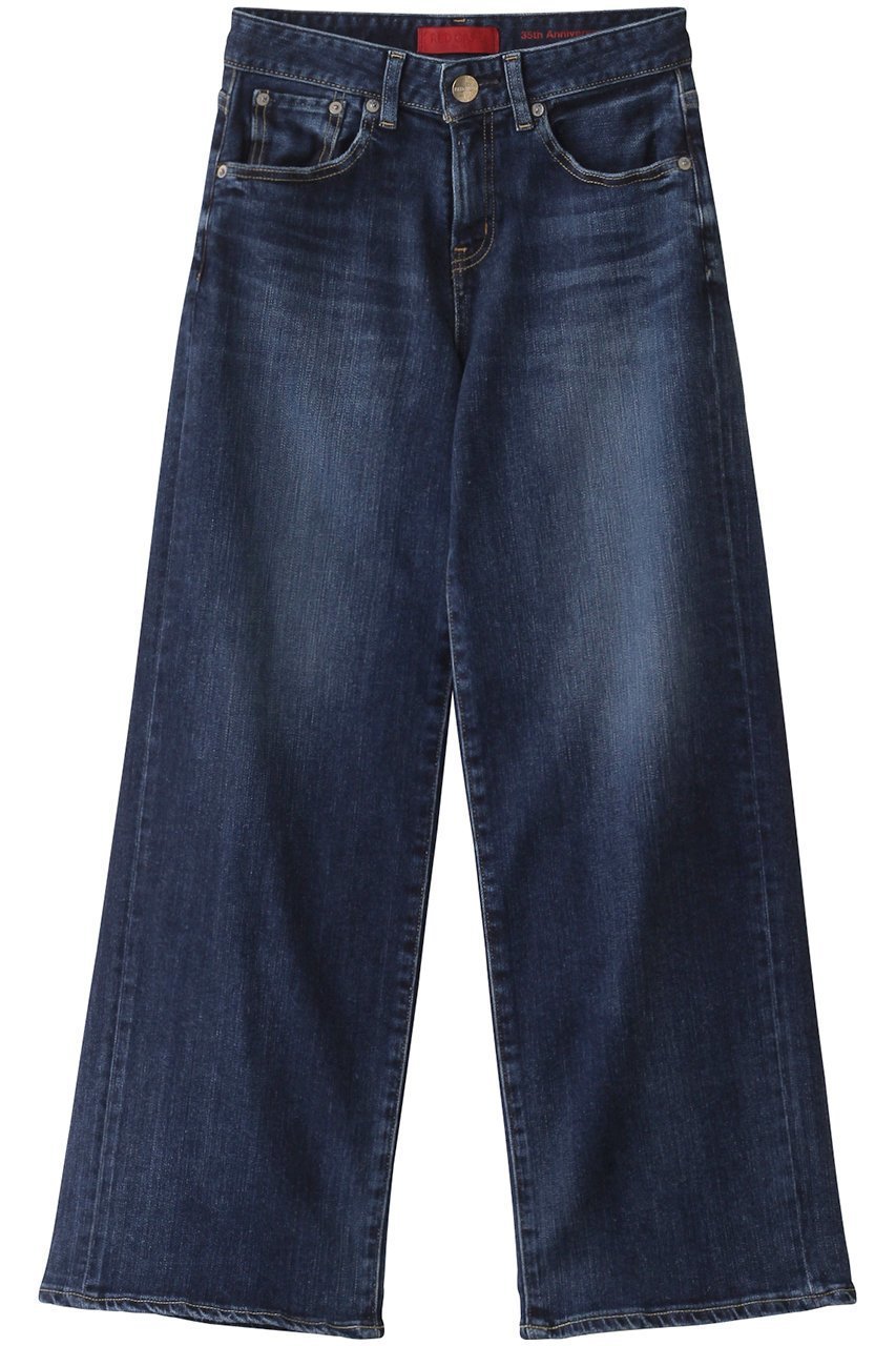 【レッドカード トーキョー/RED CARD TOKYO】の35th Anniversary ワイドデニムパンツ インテリア・キッズ・メンズ・レディースファッション・服の通販 founy(ファニー) 　ファッション　Fashion　レディースファッション　Fashion for Women　パンツ　Pants & Trousers　デニムパンツ・ジーンズ・美脚デニム　Denim Jeans & Pants　シンプル　Simple, Minimal　ストレート　Straight, Straight Cut　デニム　Denim, Jeans Material　ワイド　Wide, Wide Fit　akira-Stoned Dark|ID: prp329100004908013 ipo3291000000036760713
