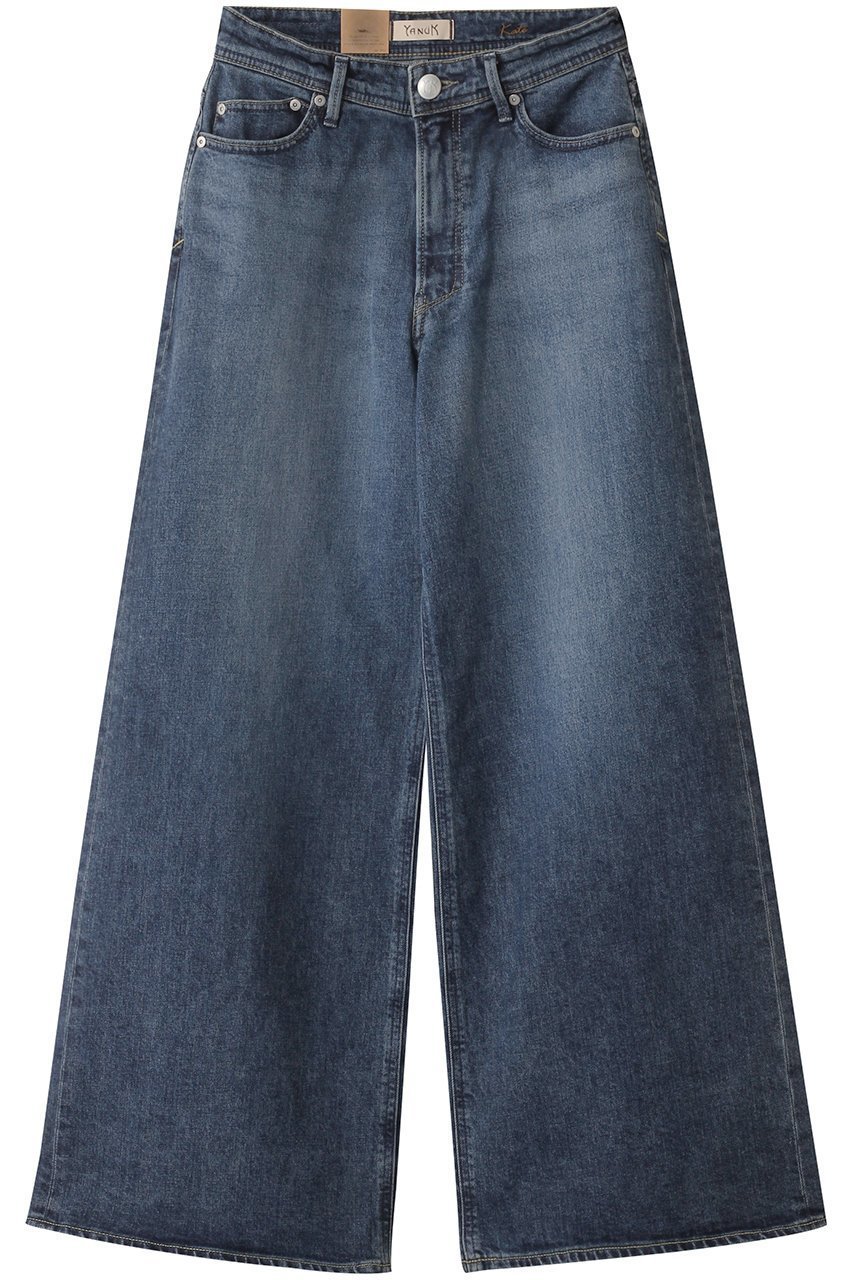 【ヤヌーク/YANUK】のルーズバギー【KATE】 インテリア・キッズ・メンズ・レディースファッション・服の通販 founy(ファニー) 　ファッション　Fashion　レディースファッション　Fashion for Women　パンツ　Pants & Trousers　デニムパンツ・ジーンズ・美脚デニム　Denim Jeans & Pants　ストレッチ　Stretch, Stretchy Fabric　デニム　Denim, Jeans Material　ワイド　Wide, Wide Fit　オールドユーズドブルー|ID: prp329100004908032 ipo3291000000036761009