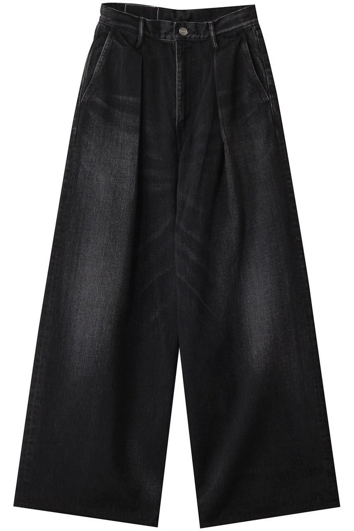 【グラフペーパー/Graphpaper】のSelvage Denim Two Tuck Wide Pants/パンツ インテリア・キッズ・メンズ・レディースファッション・服の通販 founy(ファニー) https://founy.com/ ファッション Fashion レディースファッション Fashion for Women パンツ Pants & Trousers デニムパンツ・ジーンズ・美脚デニム Denim Jeans & Pants ストレート Straight, Straight Cut デニム Denim, Jeans Material ワイド Wide, Wide Fit エレガント 上品 Elegant |ID: prp329100004908085 ipo3291000000036761827