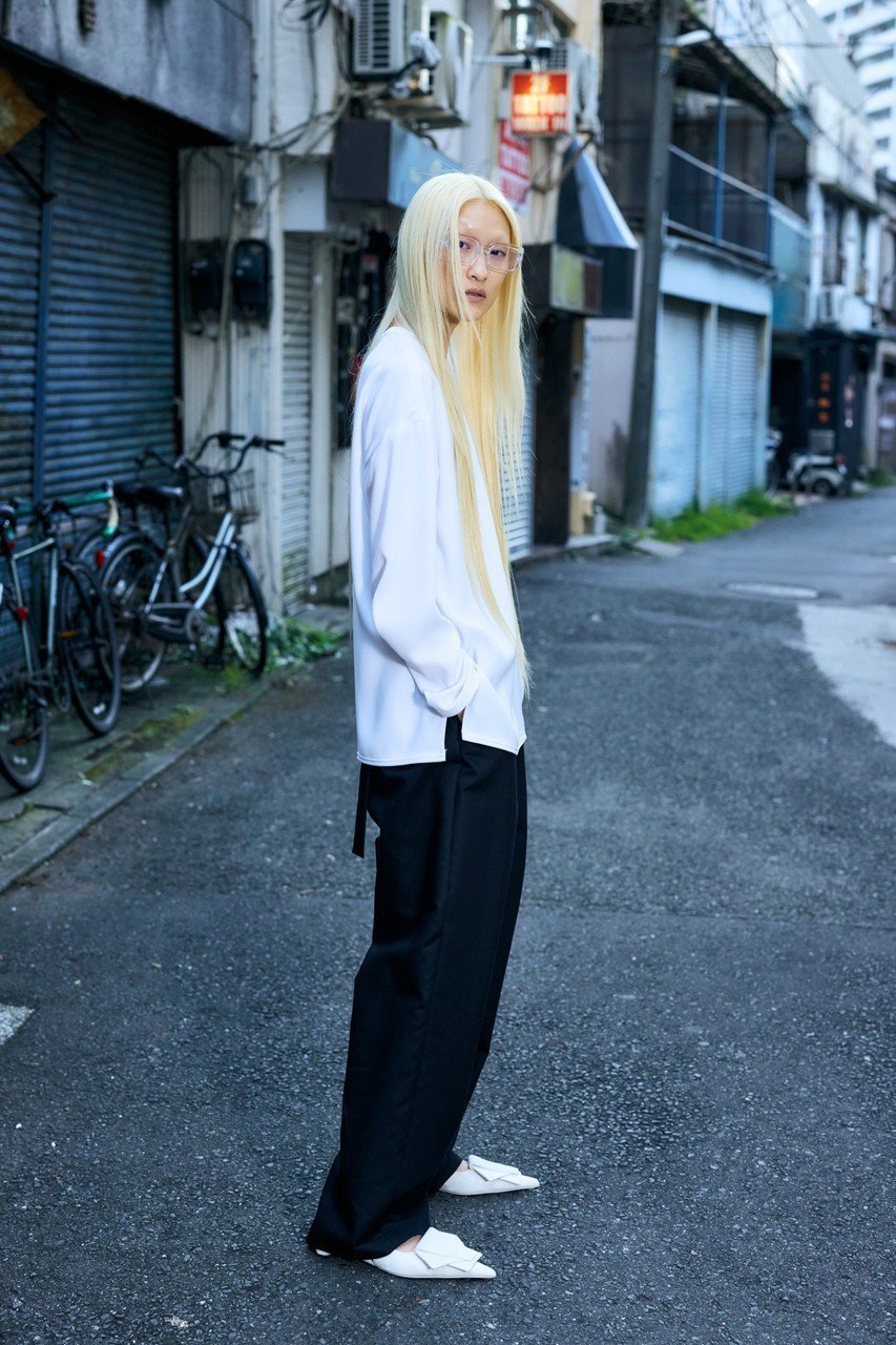 【エンフォルド/ENFOLD】のCOTTON DOUBLE トレンチTR/トラウザー・パンツ 人気、トレンドファッション・服の通販 founy(ファニー) 　ファッション　Fashion　レディースファッション　Fashion for Women　パンツ　Pants & Trousers　アシンメトリー　Asymmetrical Style　カッティング　Cutting Detail　トレンチ　Trench, Trench Coat　ポケット　Pocket, Pocket Detail　リラックス　Relax, Relaxed Fit　other-6|ID: prp329100004908093 ipo3291000000036761975