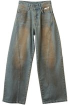 【プランク プロジェクト/PRANK PROJECT】のカーブラインデニム / Curve Line Denim 人気、トレンドファッション・服の通販 founy(ファニー) ファッション Fashion レディースファッション Fashion for Women パンツ Pants & Trousers デニムパンツ・ジーンズ・美脚デニム Denim Jeans & Pants おすすめ Recommended / Our Picks インディゴ Indigo Denim グラデーション Gradient, Ombre シンプル Simple, Minimal ジャケット Jacket, Outerwear デニム Denim, Jeans Material パターン Pattern, Design Print thumbnail BLU(ブルー)|ID: prp329100004908097 ipo3291000000036762002