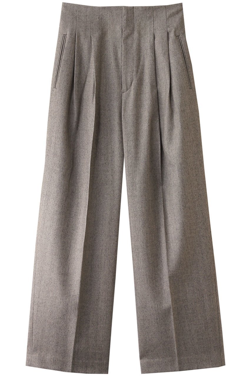 【ベイジ,/BEIGE,】のNATION(ナシオン)/ウールヘリンボーンタックワイドパンツ インテリア・キッズ・メンズ・レディースファッション・服の通販 founy(ファニー) 　ファッション　Fashion　レディースファッション　Fashion for Women　パンツ　Pants & Trousers　クラシカル　Classical, Vintage-Inspired　クラシック　Classic, Timeless Style　タートルネック　Turtleneck, High Neck　マニッシュ　Mannish, Boyish　ワイド　Wide, Wide Fit　C.Gray|ID: prp329100004908129 ipo3291000000036762408