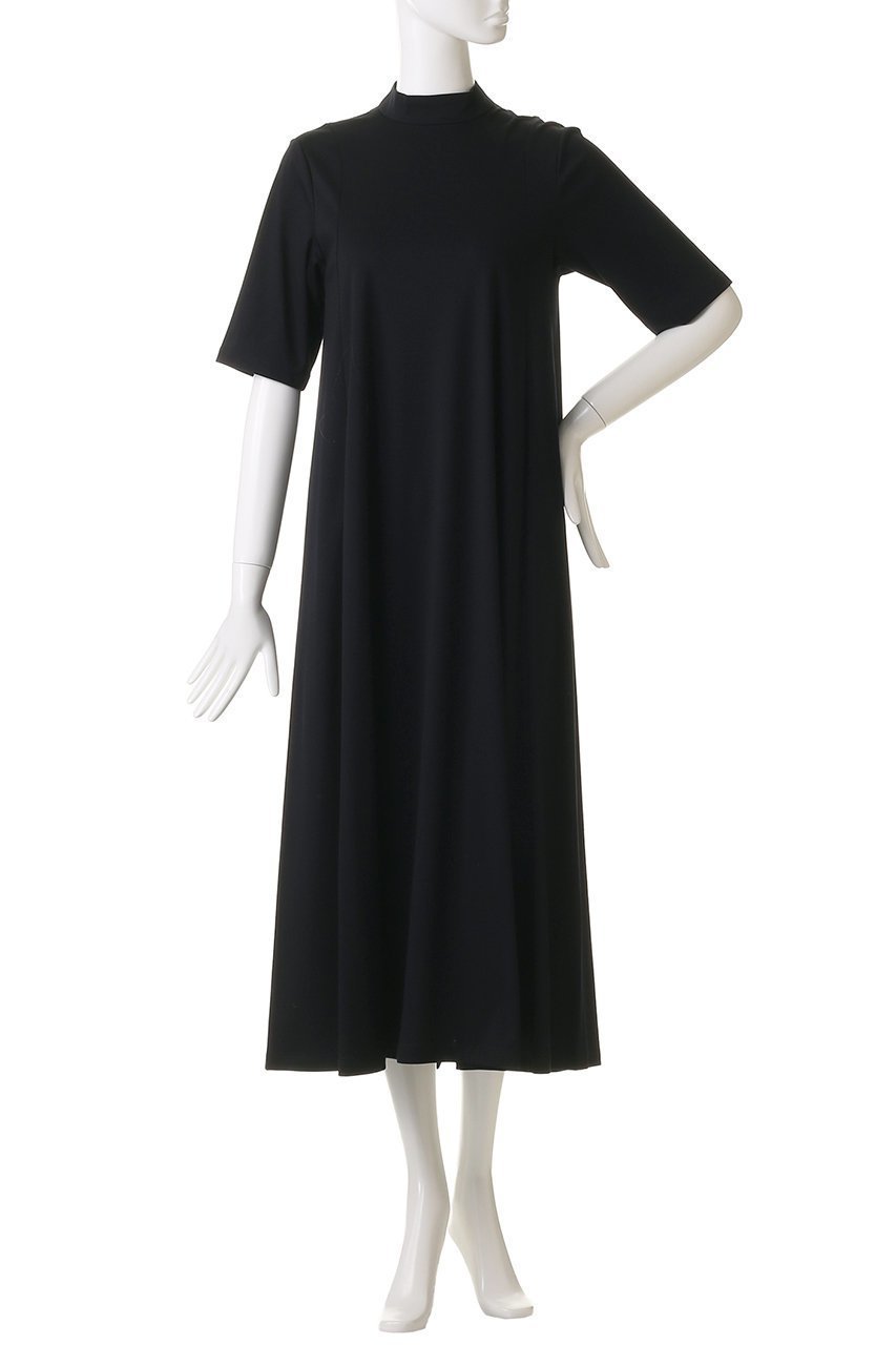 【グラフペーパー/Graphpaper】のFine Smooth Mock Neck Panel Line Dress/ドレス・ワンピース 人気、トレンドファッション・服の通販 founy(ファニー) 　ファッション　Fashion　レディースファッション　Fashion for Women　ワンピース　Dresses　フォーマル・パーティードレス・結婚式用ドレス　Elegant & Casual Dresses　チュニック　Tunic Tops & Dresses　エレガント 上品　Elegant　スリーブ　Sleeve, Long Sleeve / Short Sleeve　チュニック　Tunic, Long Top　ドレス　Dress, One-Piece　ドレープ　Drape, Draping Fabric　ハーフ　Half, Half-Length　モックネック　Mock Neck, Short Turtleneck　ロング　Long, Long-Length　other-2|ID: prp329100004908179 ipo3291000000036762937