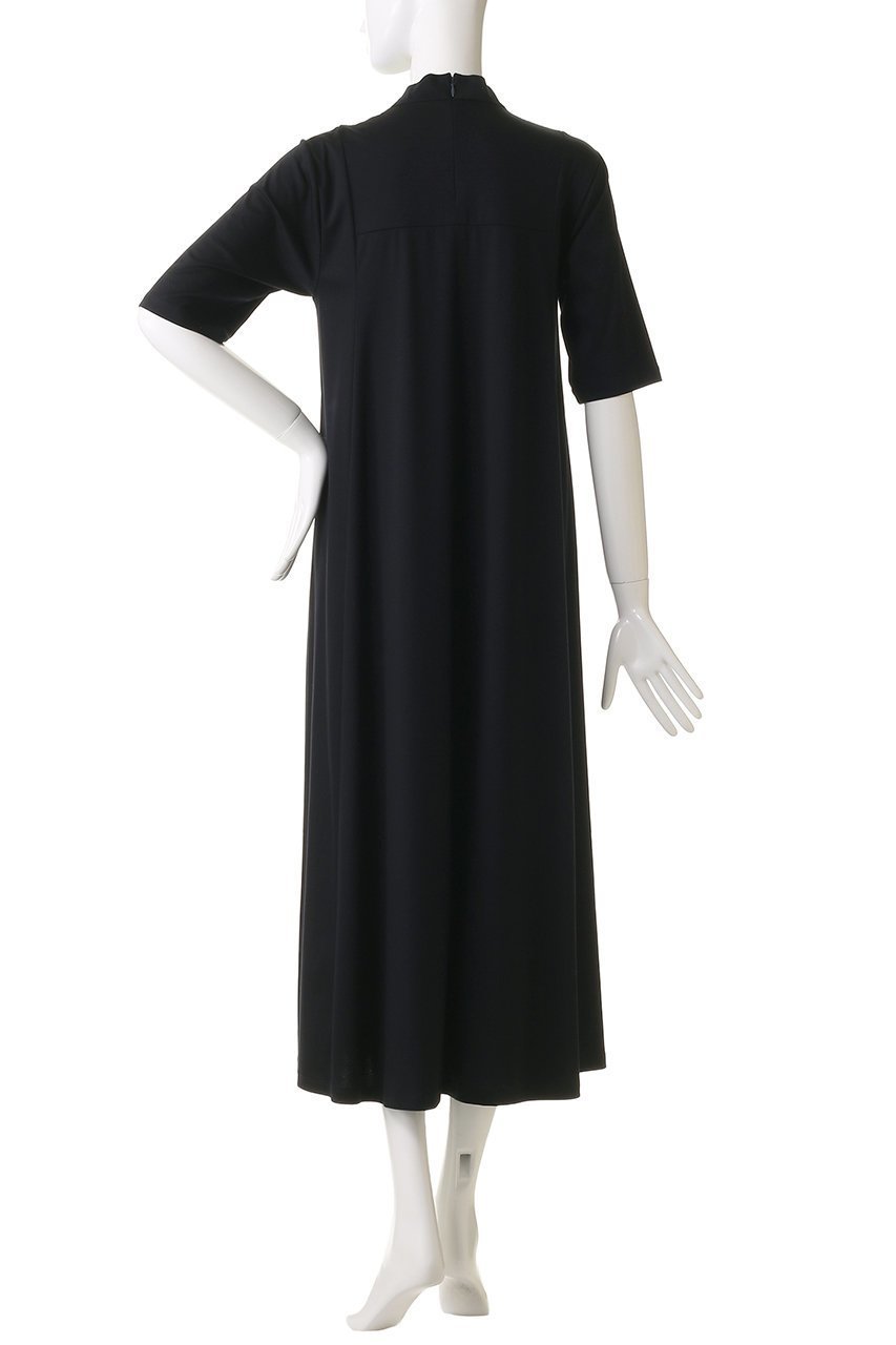 【グラフペーパー/Graphpaper】のFine Smooth Mock Neck Panel Line Dress/ドレス・ワンピース 人気、トレンドファッション・服の通販 founy(ファニー) 　ファッション　Fashion　レディースファッション　Fashion for Women　ワンピース　Dresses　フォーマル・パーティードレス・結婚式用ドレス　Elegant & Casual Dresses　チュニック　Tunic Tops & Dresses　エレガント 上品　Elegant　スリーブ　Sleeve, Long Sleeve / Short Sleeve　チュニック　Tunic, Long Top　ドレス　Dress, One-Piece　ドレープ　Drape, Draping Fabric　ハーフ　Half, Half-Length　モックネック　Mock Neck, Short Turtleneck　ロング　Long, Long-Length　other-4|ID: prp329100004908179 ipo3291000000036762941