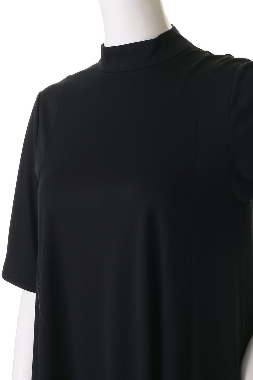 【グラフペーパー/Graphpaper】のFine Smooth Mock Neck Panel Line Dress/ドレス・ワンピース 人気、トレンドファッション・服の通販 founy(ファニー) 　ファッション　Fashion　レディースファッション　Fashion for Women　ワンピース　Dresses　フォーマル・パーティードレス・結婚式用ドレス　Elegant & Casual Dresses　チュニック　Tunic Tops & Dresses　エレガント 上品　Elegant　スリーブ　Sleeve, Long Sleeve / Short Sleeve　チュニック　Tunic, Long Top　ドレス　Dress, One-Piece　ドレープ　Drape, Draping Fabric　ハーフ　Half, Half-Length　モックネック　Mock Neck, Short Turtleneck　ロング　Long, Long-Length　other-5|ID: prp329100004908179 ipo3291000000036762943