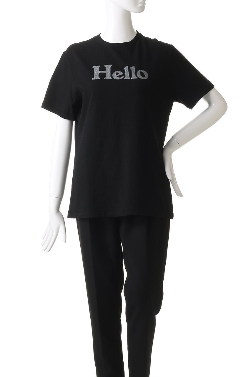 【マディソンブルー/MADISONBLUE】のHELLO TEE/HELLO Tシャツ 人気、トレンドファッション・服の通販 founy(ファニー) 　ファッション　Fashion　レディースファッション　Fashion for Women　トップス・カットソー　Cut & Sew Tops　シャツ・ブラウス・オフィスカジュアル　Elegant Blouses & Button-Ups　ロングTシャツ・Tシャツ　Longline T-Shirts & Tees　カットソー・ベーシックTシャツ　Cut-and-Sewn Tops / Stretch Tees & Basics　インナー　Innerwear　ショート　Short, Short Length　ジャケット　Jacket, Outerwear　スリーブ　Sleeve, Long Sleeve / Short Sleeve　プリント　Print, Printed Pattern　夏　Summer　春　Spring　S/S・春夏　SS, Spring/Summer, Warm Season　other-2|ID: prp329100004908191 ipo3291000000036763157