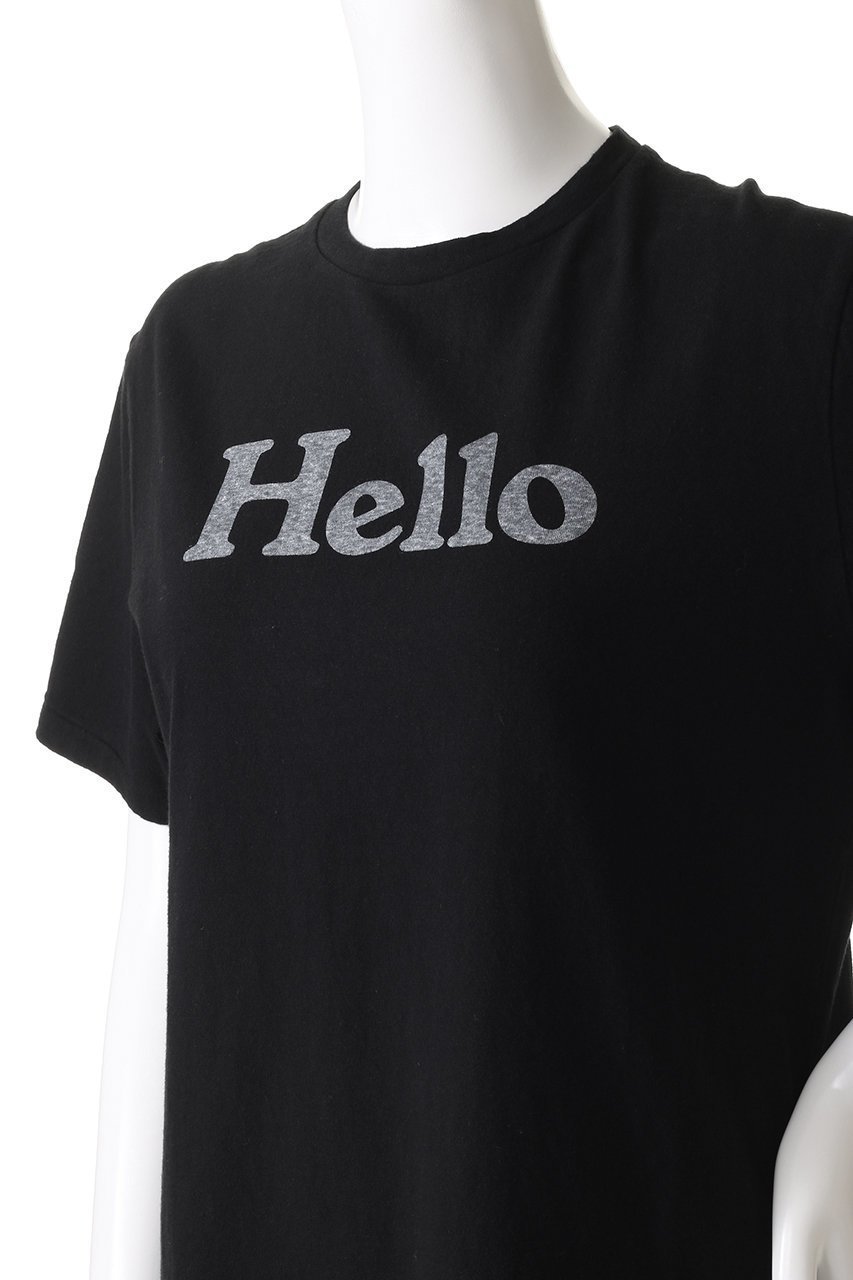 【マディソンブルー/MADISONBLUE】のHELLO TEE/HELLO Tシャツ 人気、トレンドファッション・服の通販 founy(ファニー) 　ファッション　Fashion　レディースファッション　Fashion for Women　トップス・カットソー　Cut & Sew Tops　シャツ・ブラウス・オフィスカジュアル　Elegant Blouses & Button-Ups　ロングTシャツ・Tシャツ　Longline T-Shirts & Tees　カットソー・ベーシックTシャツ　Cut-and-Sewn Tops / Stretch Tees & Basics　インナー　Innerwear　ショート　Short, Short Length　ジャケット　Jacket, Outerwear　スリーブ　Sleeve, Long Sleeve / Short Sleeve　プリント　Print, Printed Pattern　夏　Summer　春　Spring　S/S・春夏　SS, Spring/Summer, Warm Season　other-5|ID: prp329100004908191 ipo3291000000036763163