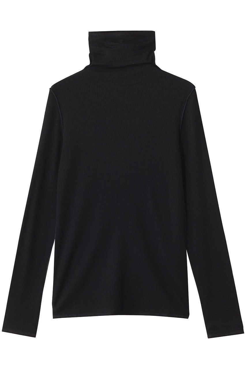 【ベイジ,/BEIGE,】のFORD(フォード)/ウール配色メローハイネックカットソー インテリア・キッズ・メンズ・レディースファッション・服の通販 founy(ファニー) 　ファッション　Fashion　レディースファッション　Fashion for Women　トップス・カットソー　Cut & Sew Tops　シャツ・ブラウス・オフィスカジュアル　Elegant Blouses & Button-Ups　ロングTシャツ・Tシャツ　Longline T-Shirts & Tees　カットソー・ベーシックTシャツ　Cut-and-Sewn Tops / Stretch Tees & Basics　インナー　Innerwear　カットソー　Cut and Sewn Top　カーディガン　Cardigan, Knitwear　ジャケット　Jacket, Outerwear　スリーブ　Sleeve, Long Sleeve / Short Sleeve　ハイネック　High Neck, Mock Neck　ロング　Long, Long-Length　Black|ID: prp329100004908204 ipo3291000000036763321