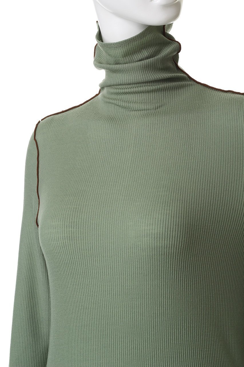 【ベイジ,/BEIGE,】のFORD(フォード)/ウール配色メローハイネックカットソー 人気、トレンドファッション・服の通販 founy(ファニー) 　ファッション　Fashion　レディースファッション　Fashion for Women　トップス・カットソー　Cut & Sew Tops　シャツ・ブラウス・オフィスカジュアル　Elegant Blouses & Button-Ups　ロングTシャツ・Tシャツ　Longline T-Shirts & Tees　カットソー・ベーシックTシャツ　Cut-and-Sewn Tops / Stretch Tees & Basics　インナー　Innerwear　カットソー　Cut and Sewn Top　カーディガン　Cardigan, Knitwear　ジャケット　Jacket, Outerwear　スリーブ　Sleeve, Long Sleeve / Short Sleeve　ハイネック　High Neck, Mock Neck　ロング　Long, Long-Length　other-5|ID: prp329100004908204 ipo3291000000036763332