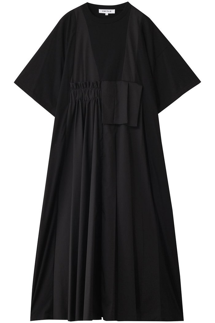 【エンフォルド/ENFOLD】のFAKE LAYERED DRESS/ドレス インテリア・キッズ・メンズ・レディースファッション・服の通販 founy(ファニー) https://founy.com/ ファッション Fashion レディースファッション Fashion for Women ワンピース Dresses フォーマル・パーティードレス・結婚式用ドレス Elegant & Casual Dresses チュニック Tunic Tops & Dresses ギャザー Gathered, Ruffled チュニック Tunic, Long Top ドレス Dress, One-Piece フレア Flare, Flared プリーツ Pleats, Pleated ロング Long, Long-Length |ID: prp329100004908231 ipo3291000000036763615