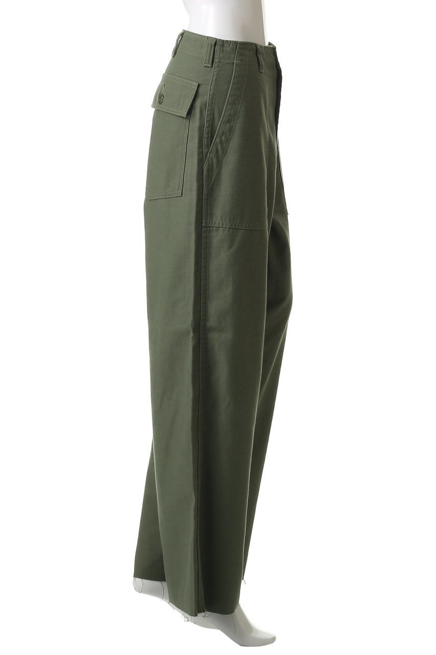 【マディソンブルー/MADISONBLUE】のFATIGUE PANTS L.oz BS ファティーグパンツ 人気、トレンドファッション・服の通販 founy(ファニー) 　ファッション　Fashion　レディースファッション　Fashion for Women　パンツ　Pants & Trousers　カットオフ　Cut-Off Design　サテン　Satin, Glossy Fabric　ストーン　Stone, Gem-Like　バランス　Balance, Style Balance　ボトム　Bottoms, Lower Wear　ルーズ　Loose, Oversized　other-3|ID: prp329100004908261 ipo3291000000036764056