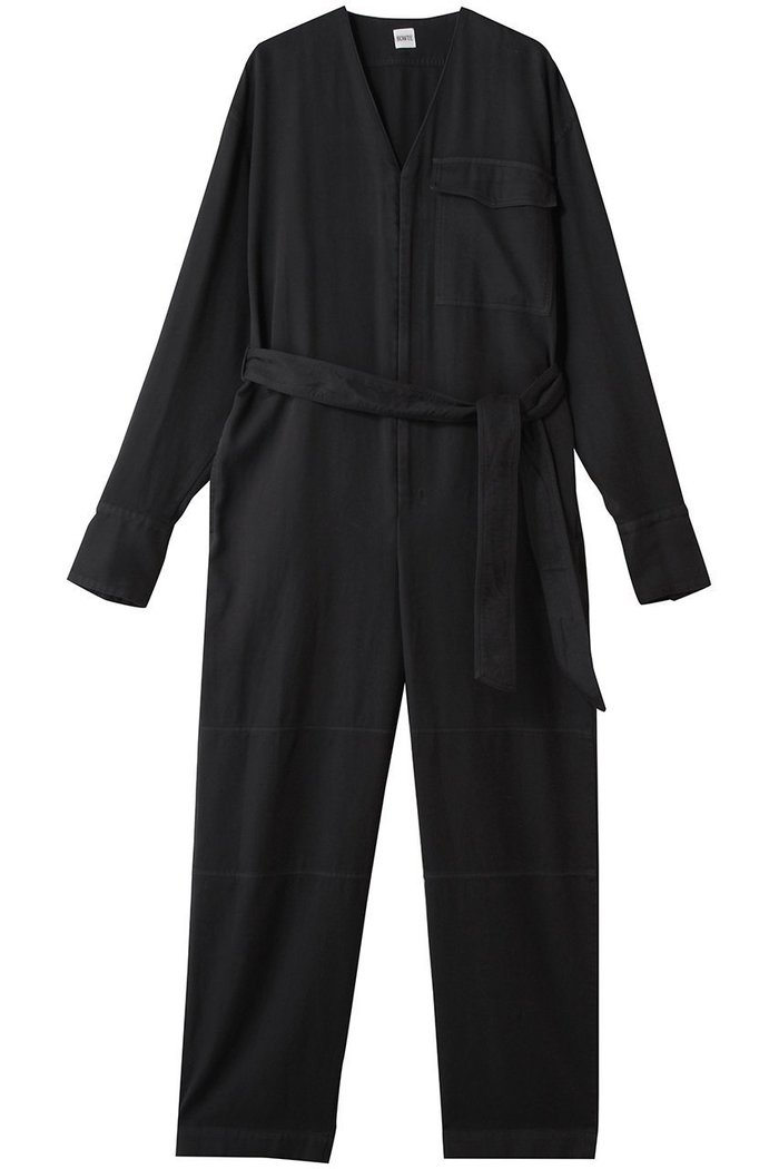 【バウト/BOWTE】のFINE COUNT COTTON PIECE DYE ALL IN ONE/オールインワン インテリア・キッズ・メンズ・レディースファッション・服の通販 founy(ファニー) https://founy.com/ ファッション Fashion レディースファッション Fashion for Women パンツ Pants & Trousers おすすめ Recommended / Our Picks イヤリング Earrings フラップ Flap, Flap Pocket ポケット Pocket, Pocket Detail ロング Long, Long-Length |ID: prp329100004908281 ipo3291000000036764354