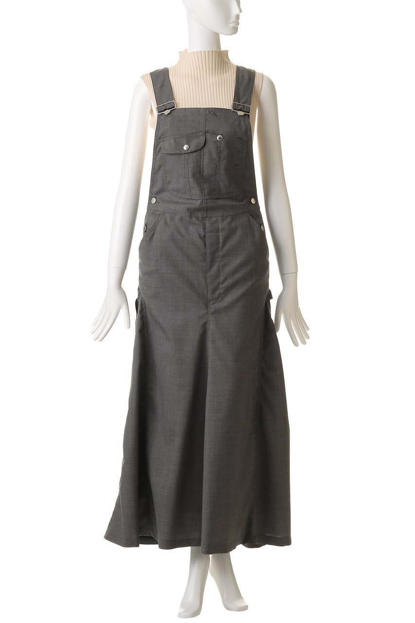 【マディソンブルー/MADISONBLUE】のJUMPER MAXI SK WOOL マキシジャンパースカート 人気、トレンドファッション・服の通販 founy(ファニー) 　ファッション　Fashion　レディースファッション　Fashion for Women　スカート　Skirts　ワンピース　Dresses　エレガント 上品　Elegant　サロペット　Overalls, Salopette　チュニック　Tunic, Long Top　フレア　Flare, Flared　マキシ　Maxi, Full Length　ロング　Long, Long-Length　other-2|ID: prp329100004908298 ipo3291000000036764498