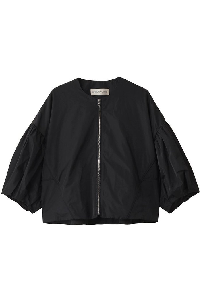 【デザイン ワークス/DESIGN WORKS】のタフタパフスリーブジャケット インテリア・キッズ・メンズ・レディースファッション・服の通販 founy(ファウニー) https://founy.com/ ファッション Fashion レディースファッション Fashion for Women アウター Coat / Outerwear Collection レディースジャケット・軽アウター Jackets コンパクト Compact, Small Size ジャケット Jacket, Outerwear スポーティ Sporty, Casual Athletic スリーブ Sleeve, Long Sleeve / Short Sleeve タフタ Taffeta, Structured Fabric フェミニン Feminine, Girly 春 Spring |ID: prp329100004908300 ipo3291000000036764526