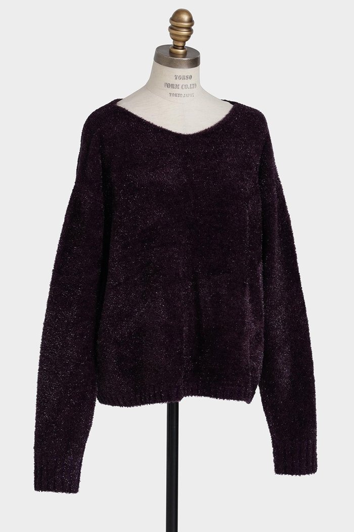 【ヒューエルミュージアム/hueLe Museum】の【STUMBLY】Glitter Yarn Pullover インテリア・キッズ・メンズ・レディースファッション・服の通販 founy(ファニー) https://founy.com/ ファッション Fashion レディースファッション Fashion for Women トップス・カットソー Cut & Sew Tops ニット Knit Tops & Sweaters カジュアルプルオーバー・ニットトップス Pullovers & Knit Tops / Casual Pullovers おすすめ Recommended / Our Picks インナー Innerwear クラシック Classic, Timeless Style バランス Balance, Style Balance ボトム Bottoms, Lower Wear |ID: prp329100004908309 ipo3291000000036764634