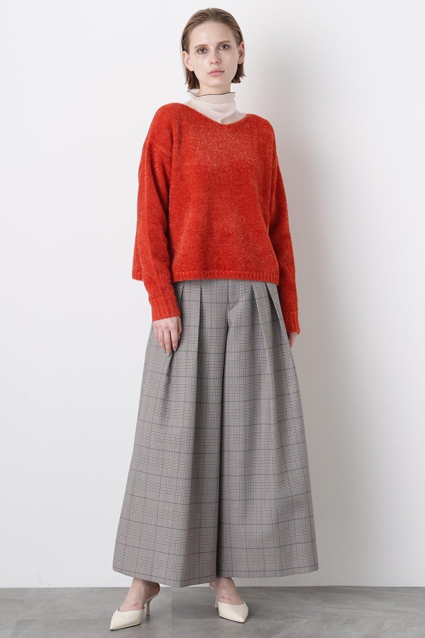 【ヒューエルミュージアム/hueLe Museum】の【STUMBLY】Glitter Yarn Pullover 人気、トレンドファッション・服の通販 founy(ファニー) 　ファッション　Fashion　レディースファッション　Fashion for Women　トップス・カットソー　Cut & Sew Tops　ニット　Knit Tops & Sweaters　カジュアルプルオーバー・ニットトップス　Pullovers & Knit Tops / Casual Pullovers　おすすめ　Recommended / Our Picks　インナー　Innerwear　クラシック　Classic, Timeless Style　バランス　Balance, Style Balance　ボトム　Bottoms, Lower Wear　other-2|ID: prp329100004908309 ipo3291000000036764643